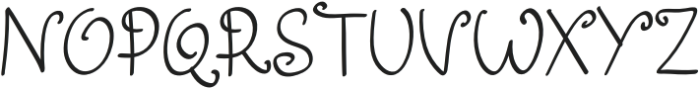 Delicinta Regular otf (400) Font UPPERCASE