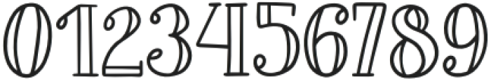 Delicious Font - Outline Regular otf (400) Font OTHER CHARS