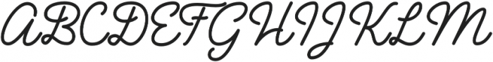 Delicy Script otf (400) Font UPPERCASE