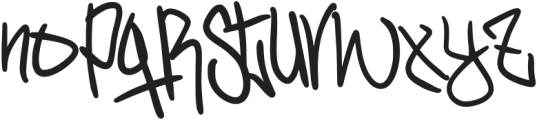 Deligent Graffiti Font Regular otf (400) Font LOWERCASE
