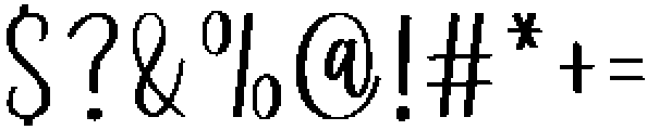 Delighful Midnight Regular otf (400) Font OTHER CHARS