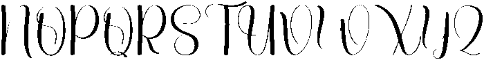 Delighful Midnight Regular otf (400) Font UPPERCASE