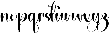 Delighful Midnight Regular otf (400) Font LOWERCASE