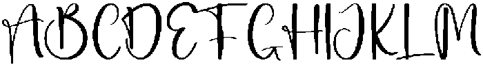 Delighful Regular otf (400) Font UPPERCASE