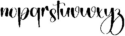 Delighful Regular otf (400) Font LOWERCASE