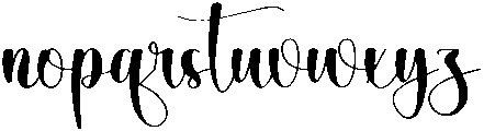 Delight Midnight Regular otf (300) Font LOWERCASE