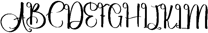 Delight Regular otf (300) Font UPPERCASE