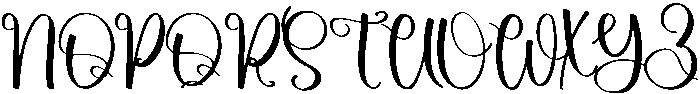Delight Regular otf (300) Font UPPERCASE