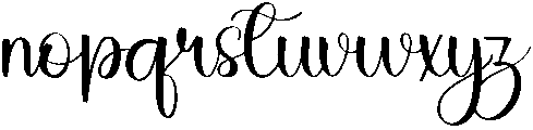 Delight Regular otf (300) Font LOWERCASE