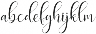 Delight Script Regular otf (300) Font LOWERCASE