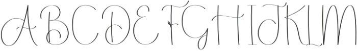Delight Signature Regular otf (300) Font UPPERCASE