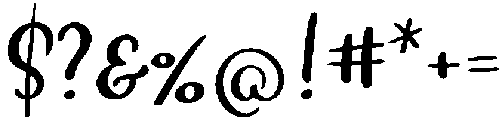 Delight otf (300) Font OTHER CHARS