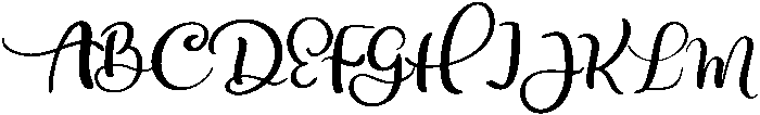 Delight otf (300) Font UPPERCASE