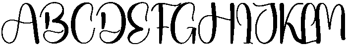 Delightful Regular otf (300) Font UPPERCASE