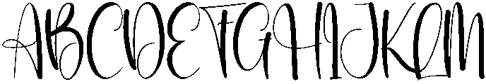 Delightful Regular otf (300) Font UPPERCASE