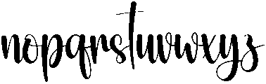 Delightful Regular otf (300) Font LOWERCASE