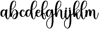 Delightful Regular otf (300) Font LOWERCASE
