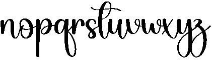 Delightful Regular otf (300) Font LOWERCASE