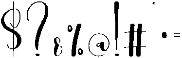 Delightful Regular otf (300) Font OTHER CHARS