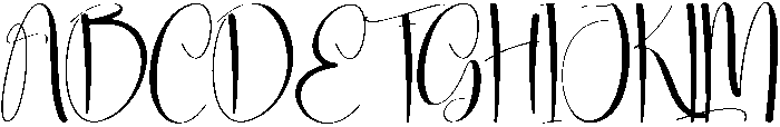 Delightful Regular otf (300) Font UPPERCASE