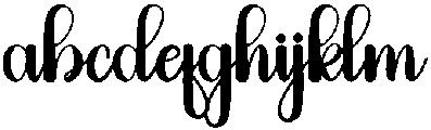 Delightful Regular otf (300) Font LOWERCASE