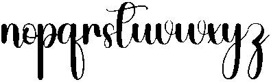 Delightful Regular otf (300) Font LOWERCASE