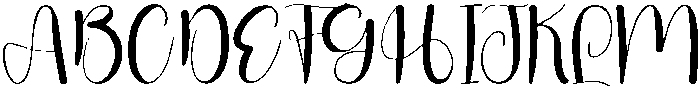 Delightful Regular otf (300) Font UPPERCASE