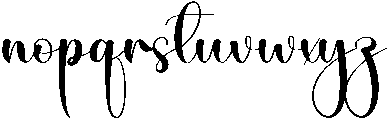 Delightful Regular otf (300) Font LOWERCASE