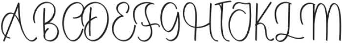 Delighting Regular otf (300) Font UPPERCASE
