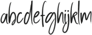 Delightone Regular otf (300) Font LOWERCASE