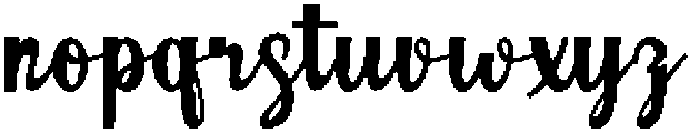 Delino otf (400) Font LOWERCASE