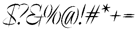 DelionSignature otf (400) Font OTHER CHARS