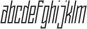 Delirante A Light Italic ttf (300) Font LOWERCASE