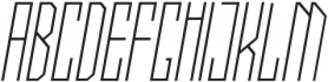 Delirante A Thin Italic ttf (100) Font UPPERCASE