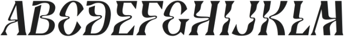 Deliria Psy Medium Italic otf (500) Font UPPERCASE