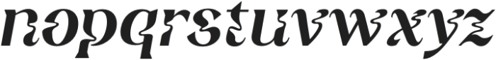 Deliria Psy Medium Italic otf (500) Font LOWERCASE