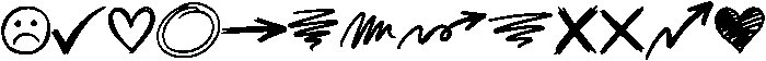 Delirium Symbols otf (400) Font LOWERCASE
