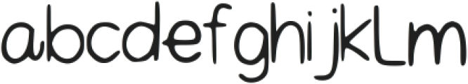 Delisa Regular otf (400) Font LOWERCASE