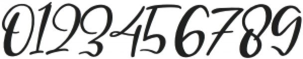 Delisha Glande Italic otf (400) Font OTHER CHARS