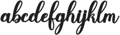 Delisha Vegan Bold otf (700) Font LOWERCASE