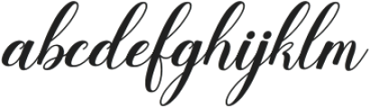 Delisha Vegan Italic otf (400) Font LOWERCASE