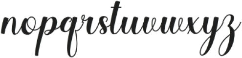 Delisha Vegan Regular otf (400) Font LOWERCASE