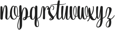 DelistanScript-Regular otf (400) Font LOWERCASE