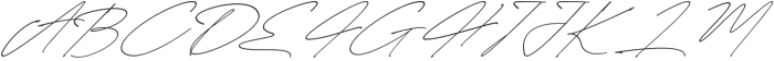 Dellany Signature Italic otf (400) Font UPPERCASE