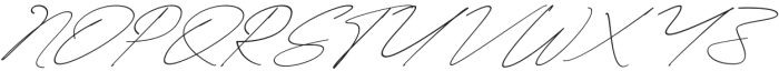 Dellany Signature Italic otf (400) Font UPPERCASE