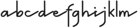 Dellcince Regular otf (400) Font LOWERCASE