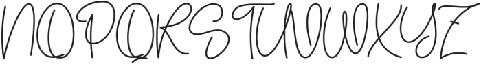Dellinda Signature Regular otf (400) Font UPPERCASE
