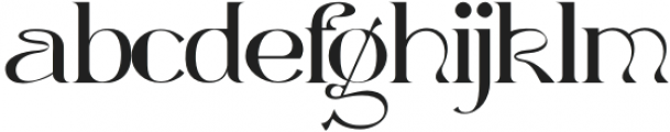 Dellucion-Regular otf (400) Font LOWERCASE