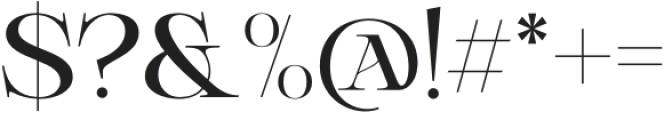 Delluna Typeface Bold otf (700) Font OTHER CHARS