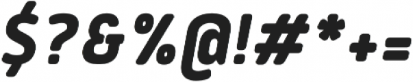 Delm ExtraBold Italic otf (700) Font OTHER CHARS